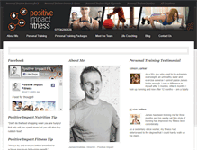 Tablet Screenshot of positiveimpactfitness.co.uk